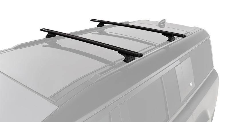 Rhino-Rack Vortex RCL Black 2 Bar Roof Rack for Land Rover Defender 130 L663 4×4