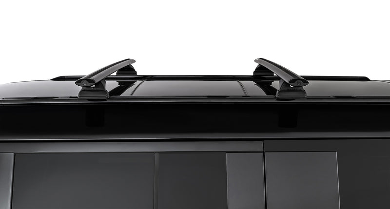 Rhino-Rack Vortex RCL Black 2 Bar Roof Rack for Land Rover Defender 130 L663 4×4