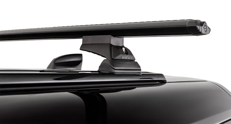 Rhino-Rack Vortex RCL Black 3 Bar Roof Rack for Land Rover Defender 130 L663 4×4