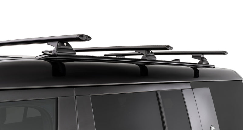 Rhino-Rack Vortex RCL Black 3 Bar Roof Rack for Land Rover Defender 130 L663 4×4