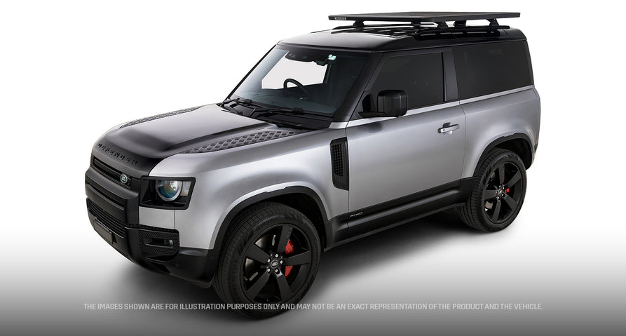 Rhino-Rack Pioneer 6 Platform (1300mm x 1240mm) with RCL-RCH Legs Suitable for Land Rover Defender 90 L663 4×4