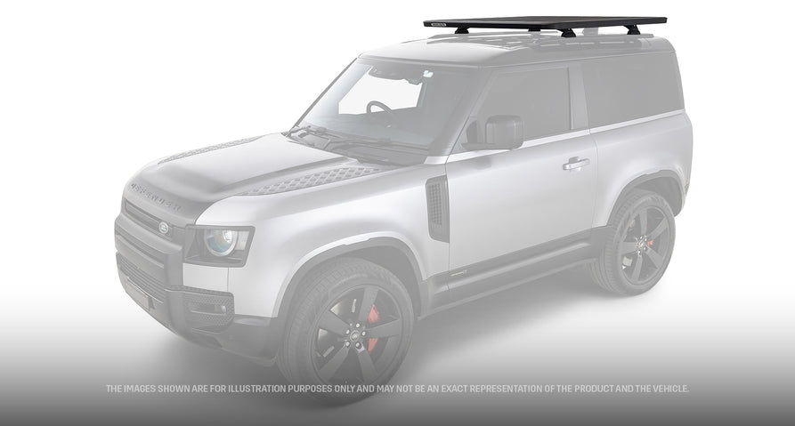 Rhino-Rack Pioneer 6 Platform (1300mm x 1240mm) with RCL-RCH Legs Suitable for Land Rover Defender 90 L663 4×4