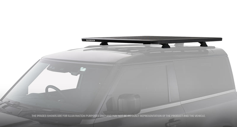 Rhino-Rack Pioneer 6 Platform (1300mm x 1240mm) with RCL-RCH Legs Suitable for Land Rover Defender 90 L663 4×4