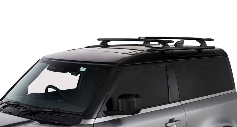 Rhino-Rack Vortex RCH-RCL Black 2 Bar Roof Rack Suitable for Land Rover Defender 90 L663 4×4