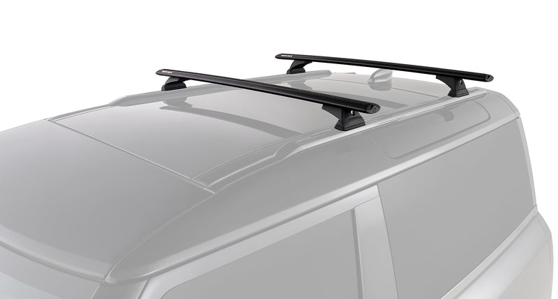 Rhino-Rack Vortex RCH-RCL Black 2 Bar Roof Rack Suitable for Land Rover Defender 90 L663 4×4