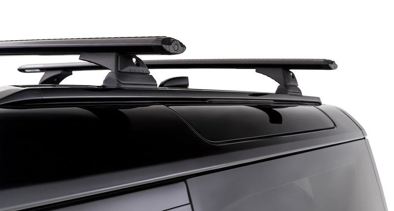 Rhino-Rack Vortex RCH-RCL Black 2 Bar Roof Rack Suitable for Land Rover Defender 90 L663 4×4