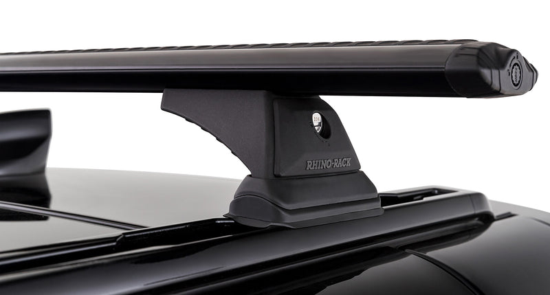 Rhino-Rack Vortex RCH-RCL Black 2 Bar Roof Rack Suitable for Land Rover Defender 90 L663 4×4