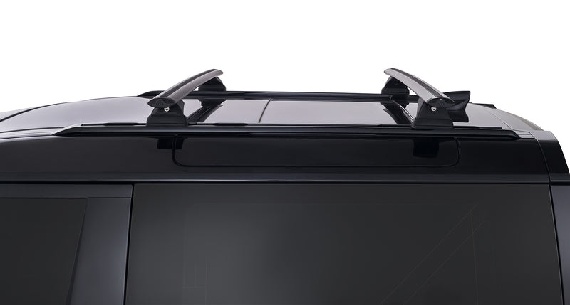 Rhino-Rack Vortex RCH-RCL Black 2 Bar Roof Rack Suitable for Land Rover Defender 90 L663 4×4