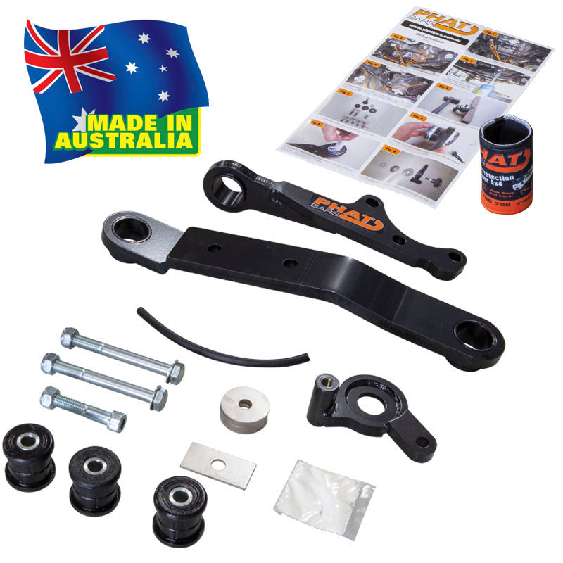 Phat Bars diff drop kit included with this lift kit - suits Toyota Hilux N70 and N80