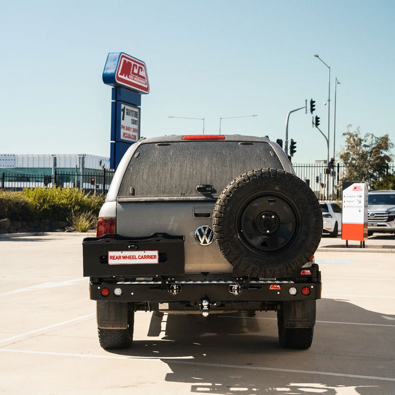 Amarok 2011-On 022-02 Rear Wheel Carrier Double Jerry Can Holder Package – SKU MCC-04001-202PK3