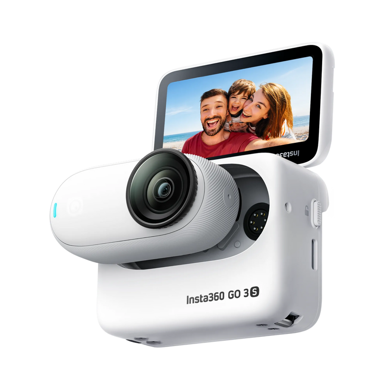 Insta360 GO 3S 128GB – 4K Mini Action Camera with Magnetic Mount, FlowState Stabilization & Extra Storage