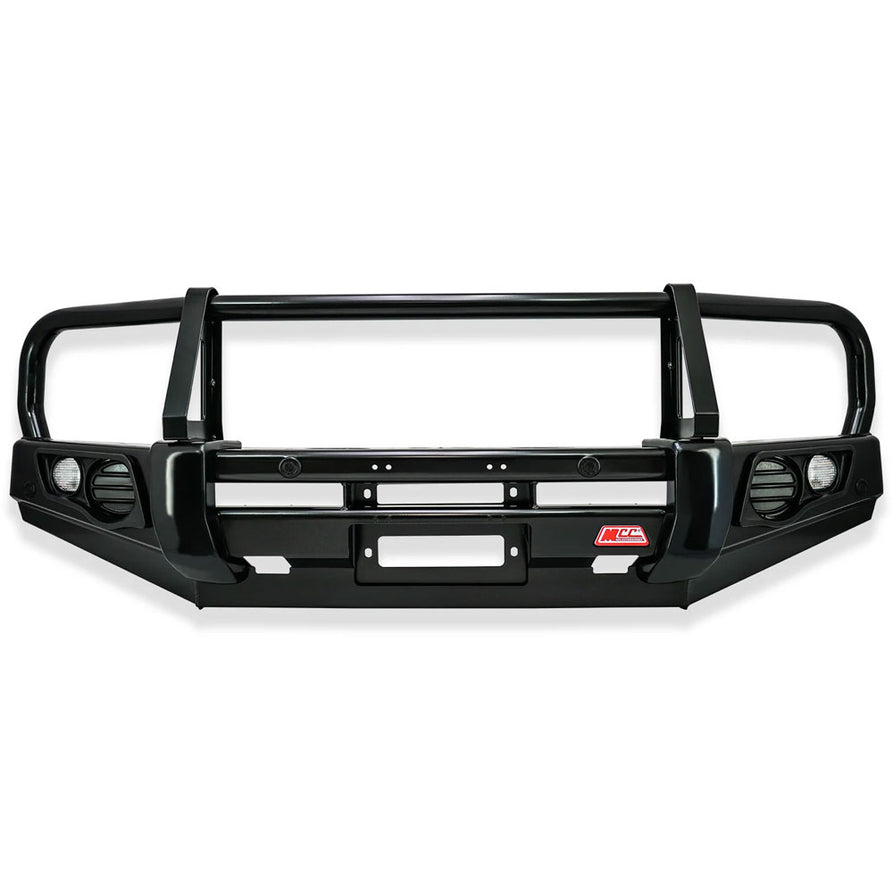 Hilux KUN26R 2012-2015 707-02 Falcon Bull Bar Black A-Frame Package (No Foglight) – SKU MCC-01015-702UP