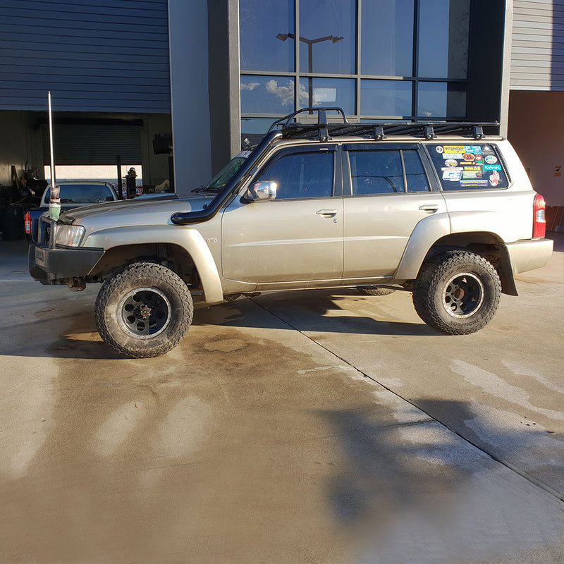 Nissan Patrol GU Series 4" Stainless Steel Snorkel Kit