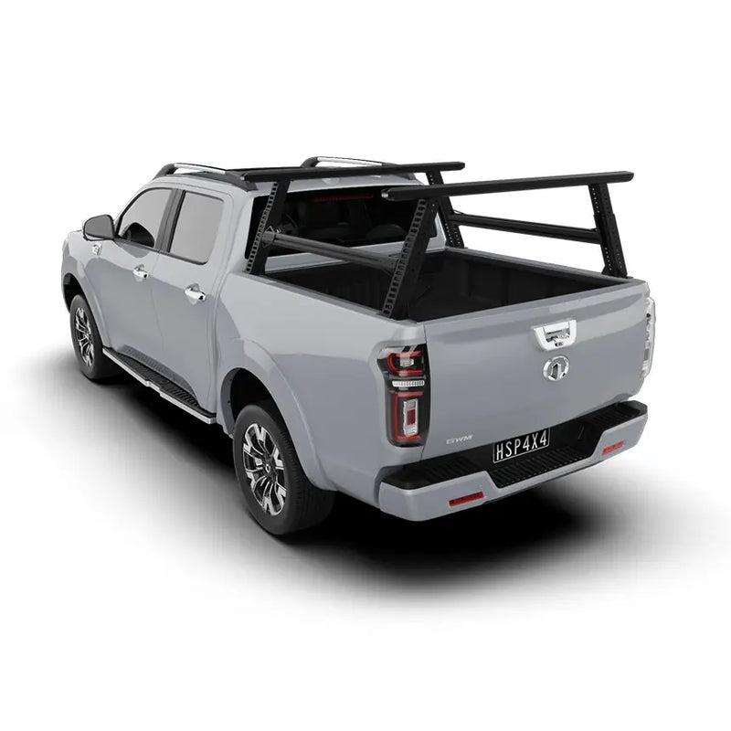 HSP Load Rack Pro Ladder Rack Suits GWM Haval Cannon Fits Dual Cab Tub – Full Set (Front & Rear Legs + Joiner Bar) 2020+ 1310-LR2-S