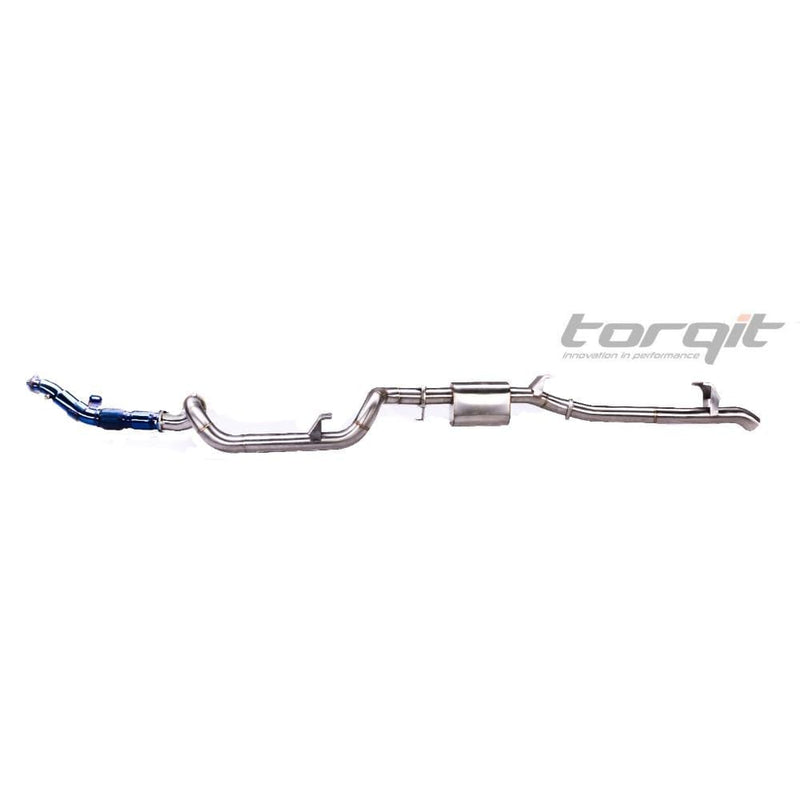 Torqit 3.5″ Single Exit Exhaust for Landcruiser 79 Series 4.5L 2007–2016