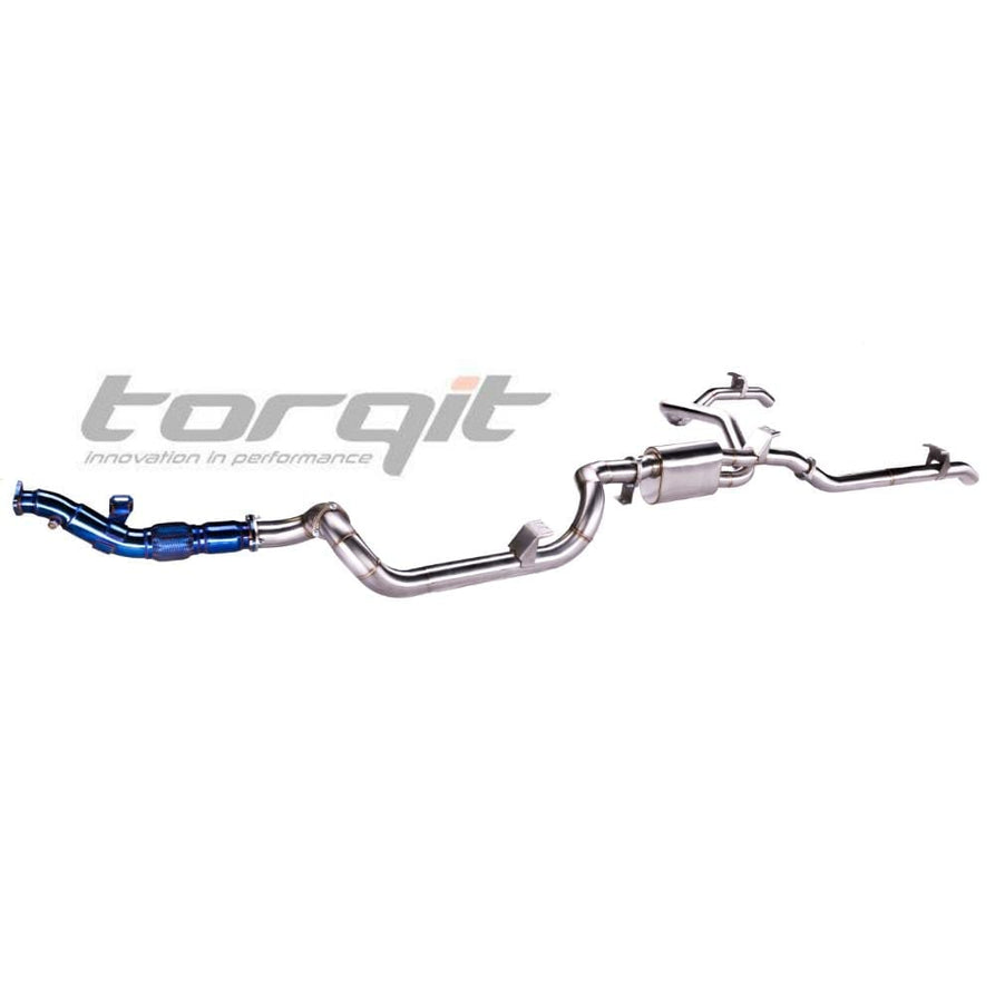 Torqit 3.5″ Twin Exit Exhaust for Landcruiser 79 Series 4.5L 2007–2016