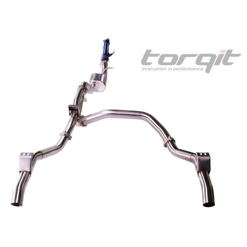Torqit Twin Exit Exhaust for Landcruiser 79 Series 4.5L Dual Cab 2012–2016