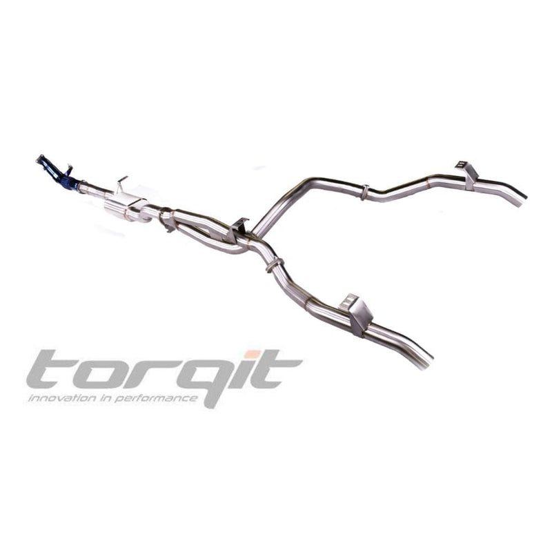 Torqit Twin Exit Exhaust for Landcruiser 79 Series 4.5L Dual Cab 2012–2016