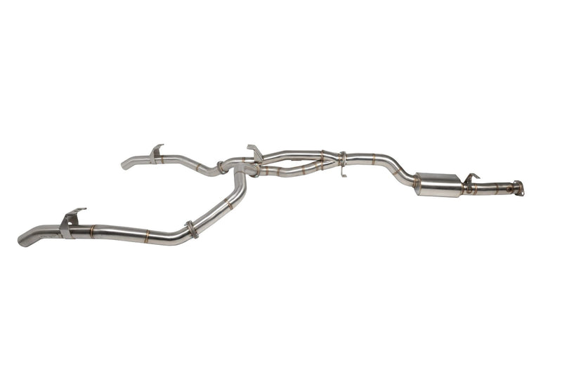 Torqit 3.5″ Twin Exit Exhaust for Toyota Landcruiser 79 Series 4.5L Dual Cab (2016–2024+)