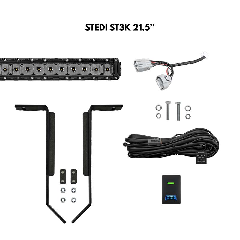 TrailBait Toyota N80 Hilux Behind-Grille Light Bar