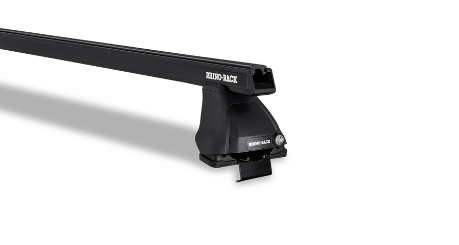 Rhino-Rack Heavy Duty 2500 Black 1 Bar Roof Rack suitable for Toyota Hilux Gen 8 4×4 Extra Cab and Single Cab