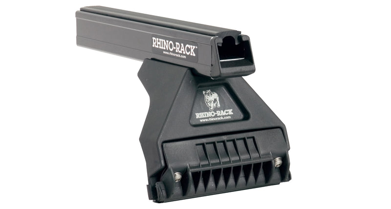 Rhino-Rack Heavy Duty RL110 Black 2 Bar Roof Rack for Suzuki Sierra and Mitsubishi Triton