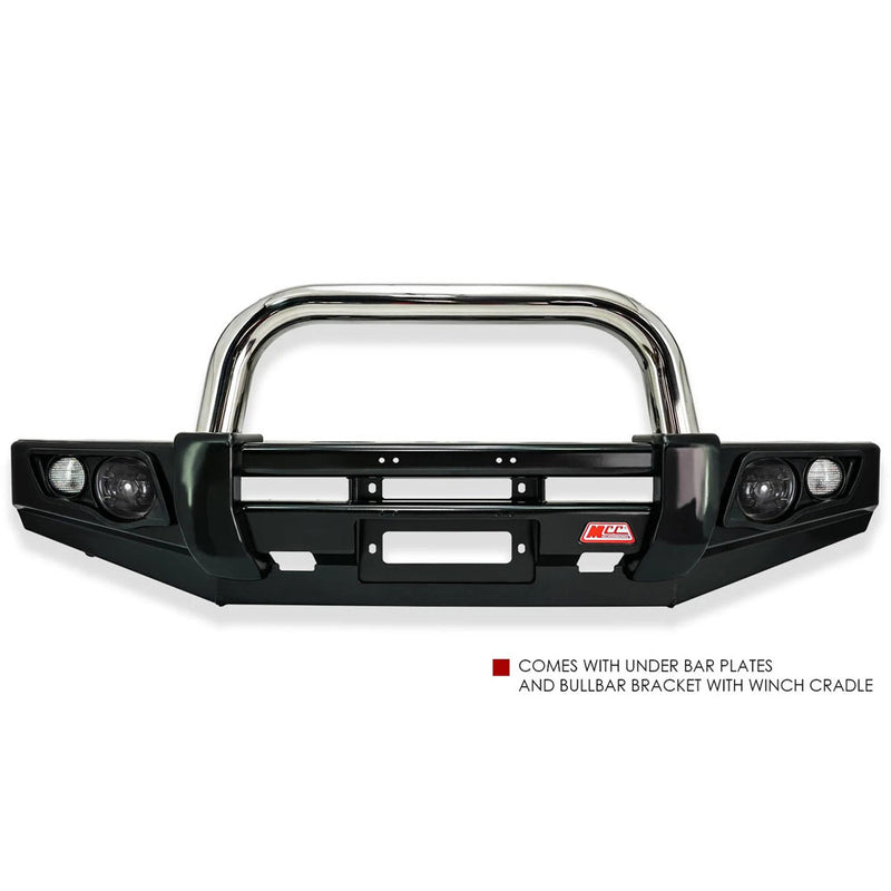 Suitable For Toyota Hilux 1988-1997 LN105/LN106 (Live) – 707-01 Falcon Bull Bar Single Stainless Loop Package (No Foglight) – SKU MCC-01000-701SSL