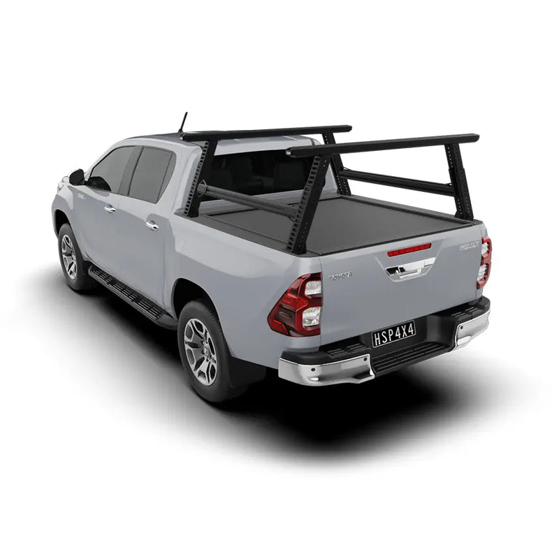 HSP Load Rack Pro Ladder Rack – Full Set (Front & Rear Legs + Joiner Bar) – Suits Roll R Cover S3.5 – Toyota Hilux Revo SR5 & GR 2015+ – 2410-LR2-S-RC