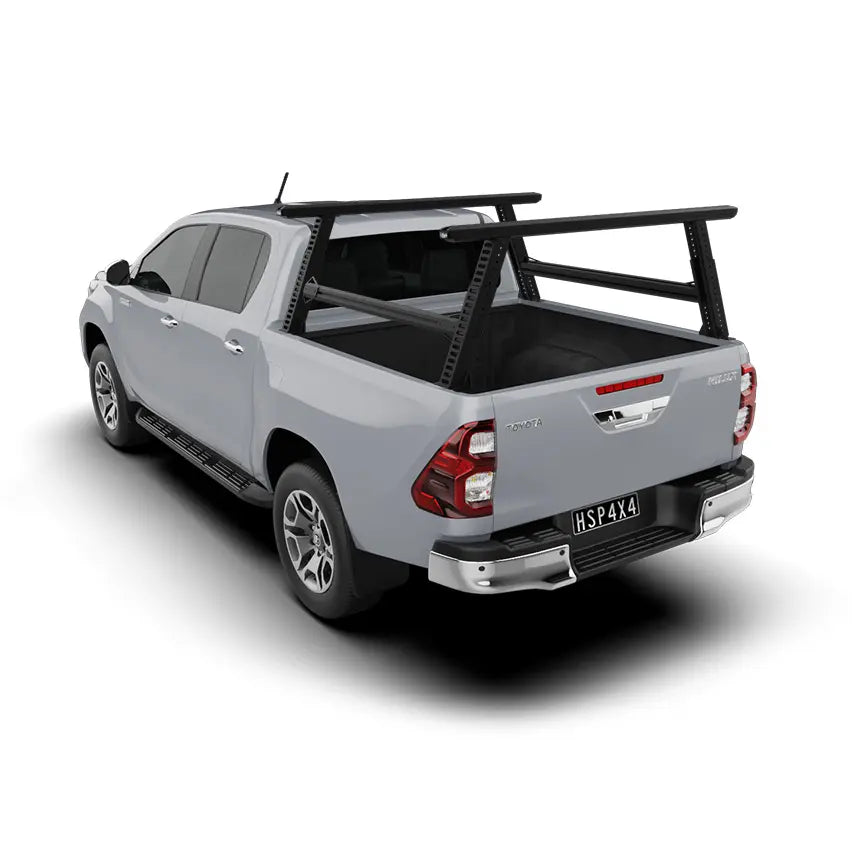 HSP Load Rack Pro Ladder Rack – Full Set (Front & Rear Legs + Joiner Bar) – Suits Toyota Hilux Revo SR5 & GR 2015+ – 2410-LR2-S