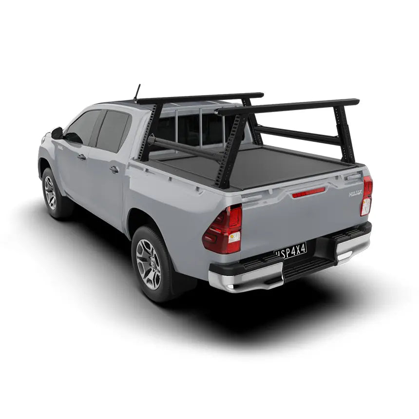 HSP Load Rack Pro Ladder Rack suits Toyota Hilux 2015+ J-Deck - Suits Roll R Cover S3.5 - Full Set (Front & Rear Legs + Joiner Bar) 2411-LR2-S-RC