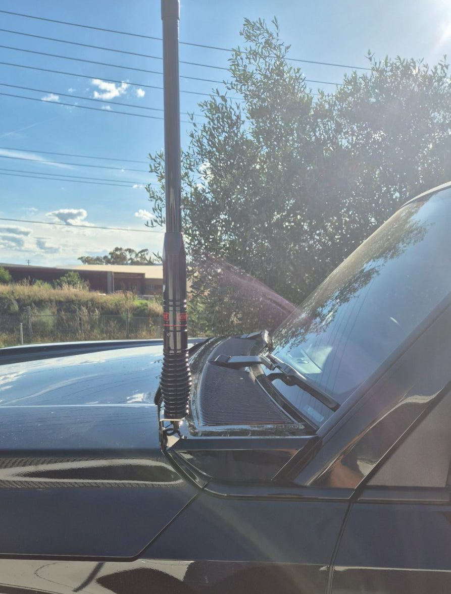 GMF4x4 Toyota Prado 250 2024+ Bonnet Aerial UHF Antenna Bracket 230P-BB