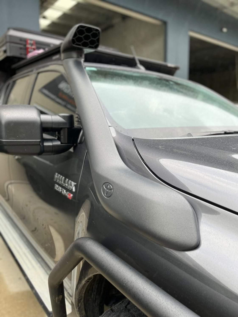 Toyota Hilux N80 4" Stainless Steel Snorkel Kit (Long) "Toyota Factory Replacement"