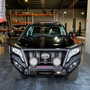 Hamer 4x4 Bull Bar King Series Plus (incl. 3.5T Rated Recovery Points)Suitable For Toyota Landcruiser Prado Prado 150 Series 2013-2017