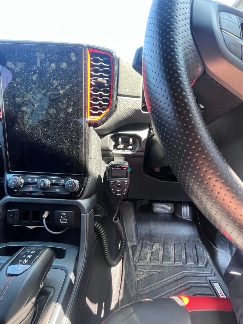 GMF4x4 Ford Ranger RA, Raptor RA, Everest 2023+ UHF Hand piece holder 202-HP