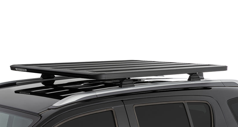 Rhino-Rack Pioneer 5 Platform (1528mm x 1236mm) with RCL Legs – Isuzu MU-X Gen1 LS-T 4×4 with Roof Rails (2013–2021)