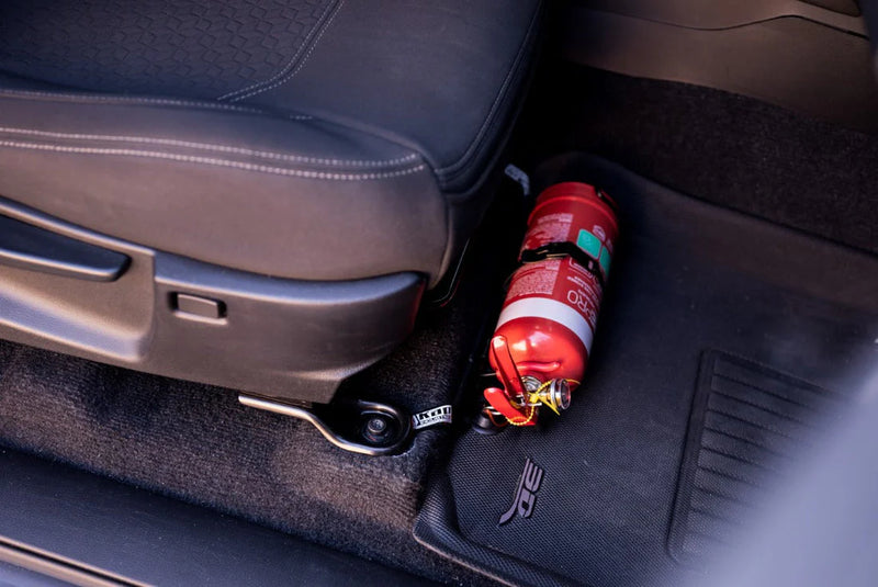 TrailBait Fire Extinguisher Bracket (Vehicle-Specific)