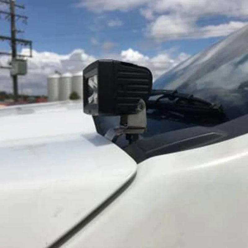 LED Light Bonnet Mount brackets (No lights) Suitable For Ford – (pair)