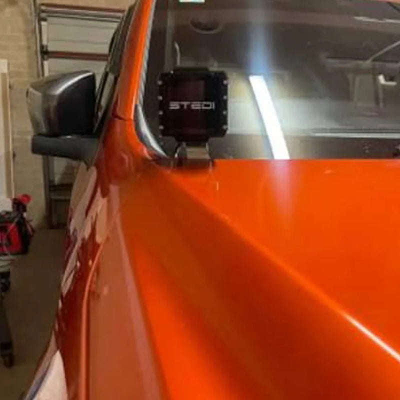 LED Light Bonnet Mount brackets (No lights) Suitable For Isuzu Dmax – (pair)