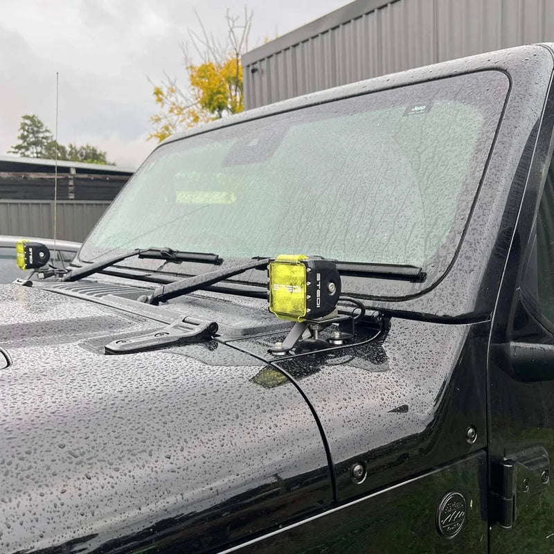 GMF4x4 bonnet LED brackets Suitable For Jeep