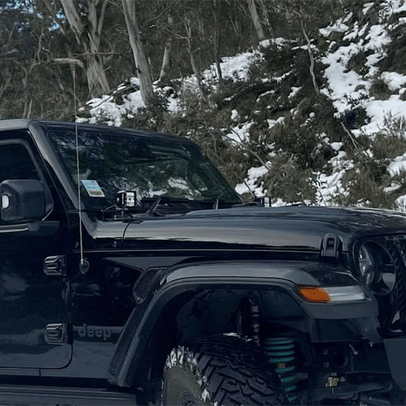 GMF4x4 bonnet LED brackets Suitable For Jeep