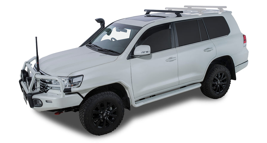 Rhino-Rack Heavy Duty RCH Black 1 Bar Roof Rack (Front) for LandCruiser 200 Series