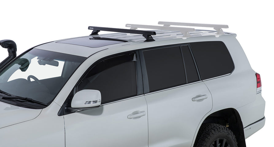 Rhino-Rack Heavy Duty RCH Black 1 Bar Roof Rack (Front) for LandCruiser 200 Series