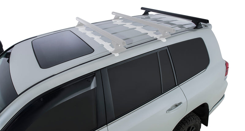 Rhino-Rack Heavy Duty RCH Black 1 Bar Roof Rack (Rear) for LandCruiser 200 Series