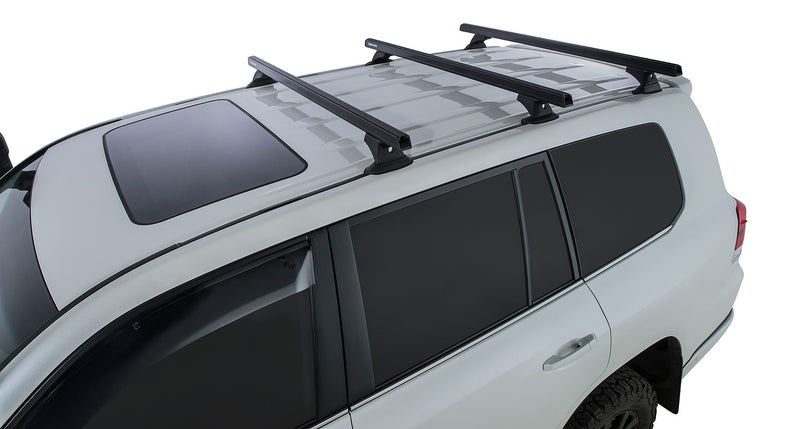 Rhino-Rack Heavy Duty RCH Black 3 Bar Roof Rack for LandCruiser 200 Series