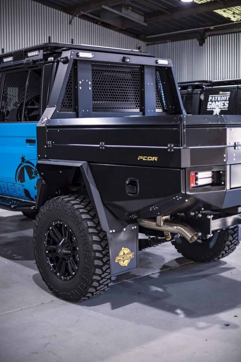 Torqit 3.5″ Single Exit Exhaust for Toyota Landcruiser 79 Series 4.5L Dual Cab (2016–2024+)