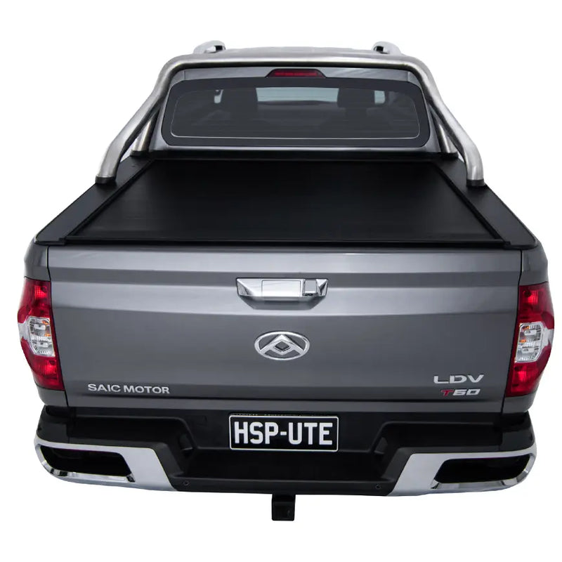 HSP Roll R Cover Series 3.5 Suits LDV T60 Dual Cab SK8C 2018+ with Genuine Chrome A-Frame Sports Bar LD42RS3.5