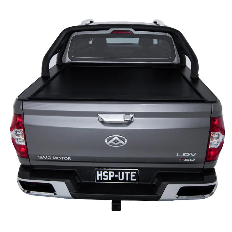 HSP Roll R Cover Series 3.5 suits LDV T60 Dual Cab 2018+ with Genuine Black A-Frame Sports Bar – LD43RS3.5