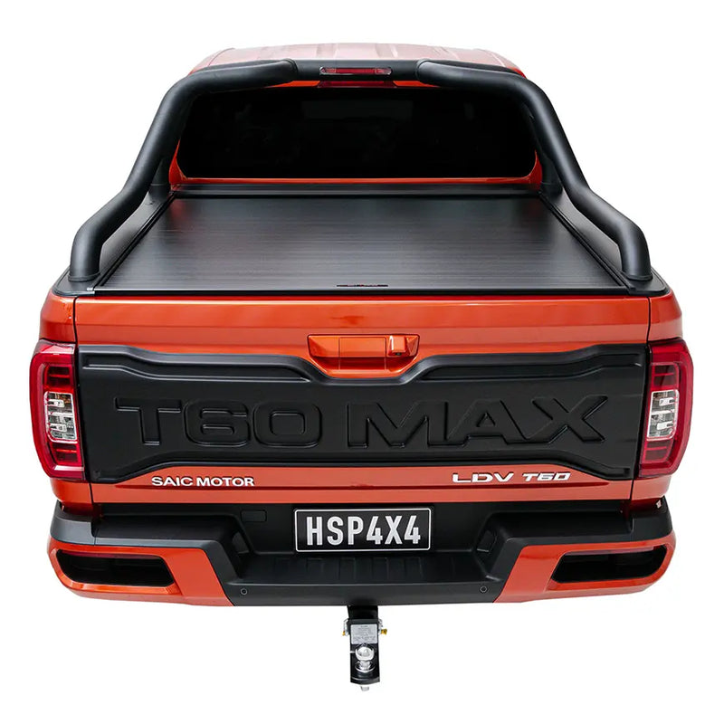 HSP Roll R Cover Series 3.5 suits LDV T60 Dual Cab 2018+ with Armour Bar Sports Bar – LD4RS3.5-AB