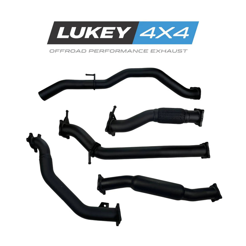 Lukey 4x4 Exhaust Lukey for Ford PJ PK Ranger turbo back Lukey 4x4 with Hotdog