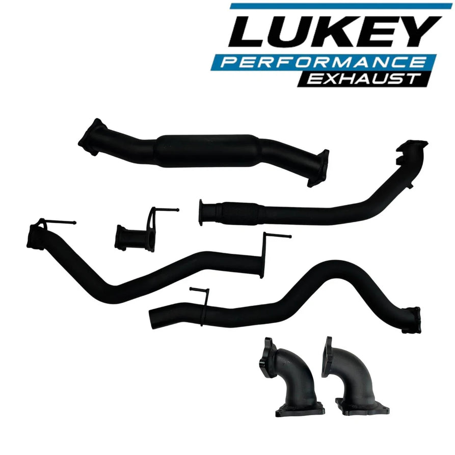 Lukey 4x4 Exhaust System for Holden Colorado (03/2008 - 06/2012), Holden Rodeo (02/2003 - 10/2008), Isuzu D-MAX (01/2007 - 06/2012) with Hotdog
